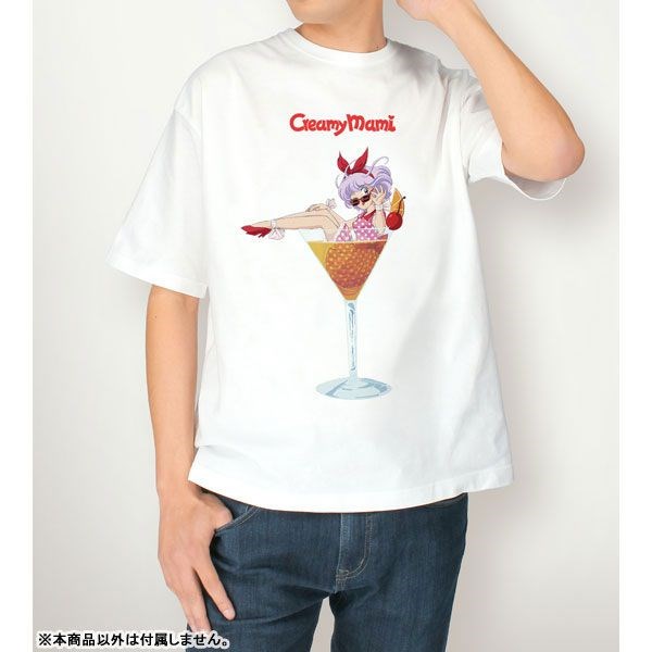 魔法小天使 : 日版 (中碼)「小忌廉」雞尾酒杯Ver. 男女通用 半袖 白色 T-Shirt