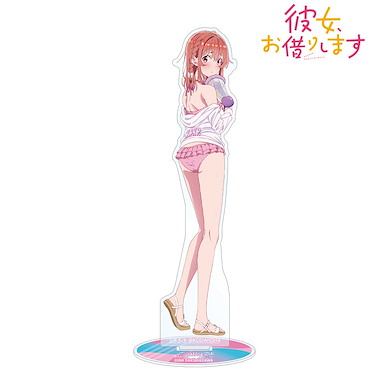 出租女友 「櫻澤墨」沙灘水槍 Ver. 亞克力企牌 Original Illustration Sakurasawa Sumi Beach Date Ver. Big Acrylic Stand【Rent-A-Girlfriend】