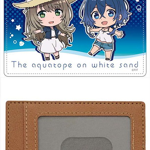 白沙的Aquatope 皮革 證件套 Synthetic Leather Pass Case【The Aquatope on White Sand】