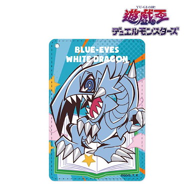 遊戲王 系列 「青眼白龍」皮革證件套 Blue-Eyes White Dragon Toon World Taste Deformed 1-Pocket Pass Case【Yu-Gi-Oh!】
