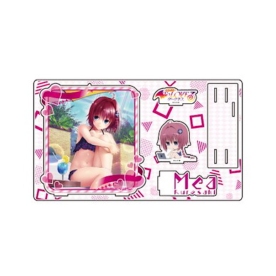 出包王女 「黑咲芽亞」豪華亞克力背景企牌 Premium Acrylic Diorama Plate 03 Kurosaki Mea【To Love Ru】