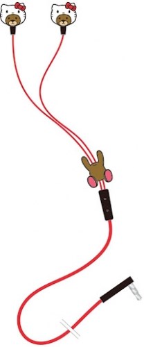 Sanrio系列 : 日版 「Hello Kitty」Control Bear × Sanrio 入耳式耳機