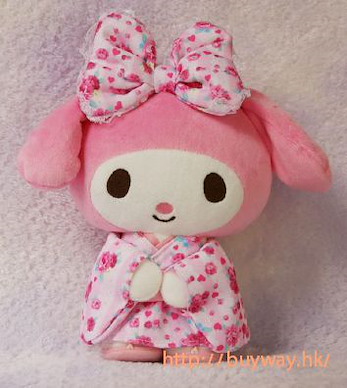Sanrio系列 S Size 粉紅睡衣 Kawaii Pajamas Standing Plush My Melody Pink S【Sanrio】
