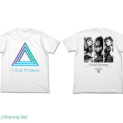偶像大師 灰姑娘女孩 : 日版 (加大)「Triad Primus」白色 T-Shirt