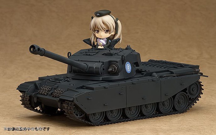 少女與戰車 : 日版 「百夫長坦克」黏土人 配件