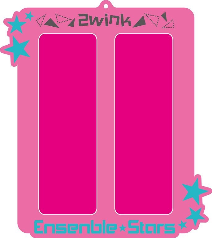 偶像夢幻祭 : 日版 (3 枚入)「wink」長方形徽章套