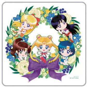 美少女戰士 F賞 小手帕「五戰士」一番賞 Pretty Treasures Ichiban Kuji Pretty Treasures Price F Handkerchief Sailor Suit【Sailor Moon】