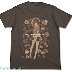 調教咖啡廳 (大碼)「櫻之宮莓香」暗黑 T-Shirt Stile Osusume Maika T-Shirt / CHARCOAL - L【Blend S】