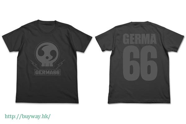 海賊王 : 日版 (大碼)「GERMA 66」墨黑色 T-Shirt