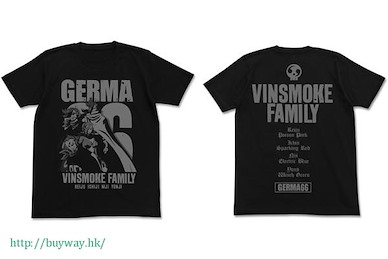 海賊王 (細碼)「Vinsmoke Family」黑色 T-Shirt Vinsmoke Family T-Shirt / BLACK - S【ONE PIECE】