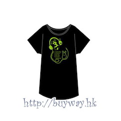 月歌。 : 日版 (均碼)「彌生春 (3月)」黑色 T-Shirt