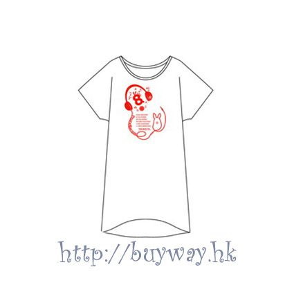 月歌。 : 日版 (均碼)「葉月陽 (8月)」白色 T-Shirt