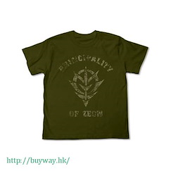 機動戰士高達系列 : 日版 (中碼)「自護公國」墨綠色 T-Shirt