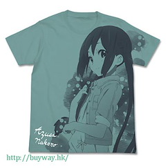 K-On！輕音少女 (大碼)「中野梓」鼠尾草藍 T-Shirt Azusa All Print T-Shirt / Sage Blue-L【K-On!】