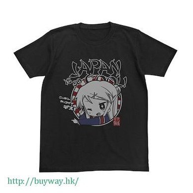 黃金拼圖 (加大)「九條可憐」黑色 T-Shirt Kujo Karen T-Shirt / Black-XL【Kin-iro Mosaic】