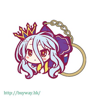 遊戲人生 「白」吊起匙扣 Pinched Keychain Shiro【No Game No Life】