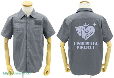 偶像大師 灰姑娘女孩 (大碼)「346 PRO」灰色 工作襯衫 346 Pro Patch Base Work Shirt / GRAY-L【The Idolm@ster Cinderella Girls】