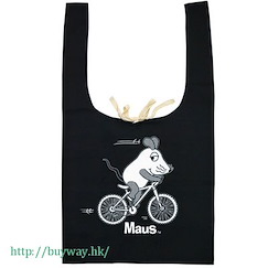 鼠族 : 日版 「Maus」踏單車 黑色 購物袋