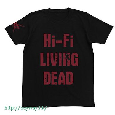 凍京NECRO (加大)「Hi-Fi Living Dead」黑色 T-Shirt Hi-Fi Living Dead T-Shirt / BLACK-XL【Tokyo Necro】