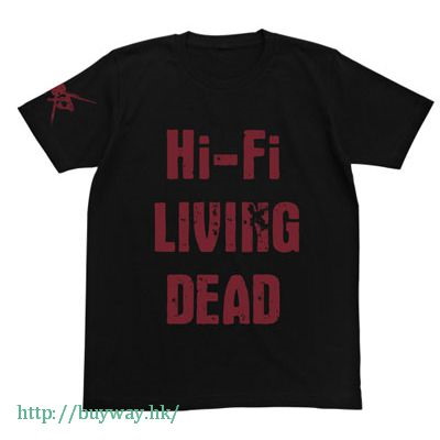 凍京NECRO : 日版 (中碼)「Hi-Fi Living Dead」黑色 T-Shirt