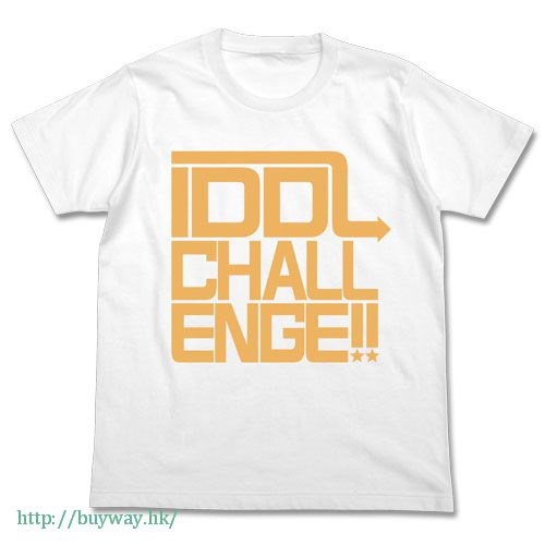 偶像大師 灰姑娘女孩 : 日版 (大碼)「Idol Challenger」Passion Ver. 白色 T-Shirt