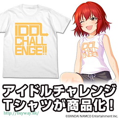 偶像大師 灰姑娘女孩 : 日版 (加大)「Idol Challenger」Passion Ver. 白色 T-Shirt