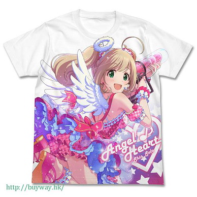 偶像大師 灰姑娘女孩 (中碼)「佐藤心」白色 全彩 T-Shirt Angel Heart Shin Sato Full Graphic T-Shirt / WHITE-M【The Idolm@ster Cinderella Girls】