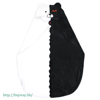槍彈辯駁 「黑白熊」披肩 / 毯子 Hooded Blanket Monokuma【Danganronpa】