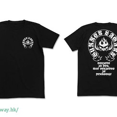 天元突破 紅蓮螺巖 (加大)「大紅蓮團」黑色 T-Shirt Gureen-Dan Black & White T-Shirt / BLACK-XL【Gurren Lagann】