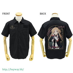 刀劍神域系列 (加大)「亞絲娜 (結城明日奈)」黑色 工作襯衫 Asuna Full Color Work Shirt / BLACK-XL【Sword Art Online Series】