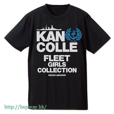 艦隊 Collection -艦Colle- (細碼)「提督專用」吸汗快乾 黑色 T-Shirt Teitoku Senyou Dry T-Shirt / BLACK-S【Kantai Collection -KanColle-】