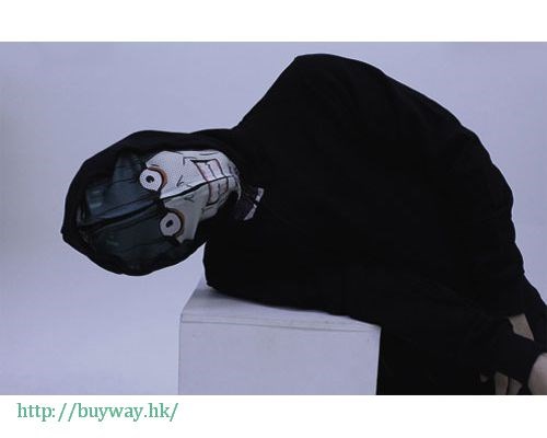Re：從零開始的異世界生活 : 日版 (大碼)「怠惰」黑色 面罩連帽衫