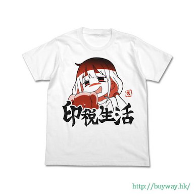 偶像大師 灰姑娘女孩 (細碼)「雙葉杏」白色 T-Shirt Anzu Futaba no Mezase Inzei Seikatsu T-Shirt / WHITE-S【The Idolm@ster Cinderella Girls】
