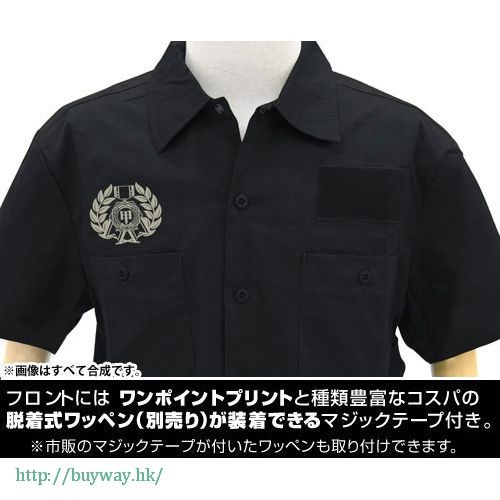 艦隊 Collection -艦Colle- : 日版 (中碼)「提督專用」黑色 工作襯衫