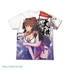 艦隊 Collection -艦Colle- (細碼)「大和」白色 全彩 T-Shirt Yamato Swimsuit mode Full Graphic T-Shirt / WHITE-S【Kantai Collection -KanColle-】