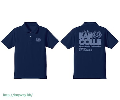 艦隊 Collection -艦Colle- (加大)「提督專用」深藍色 Polo Shirt Teitoku Senyou Polo Shirt / NAVY-XL【Kantai Collection -KanColle-】