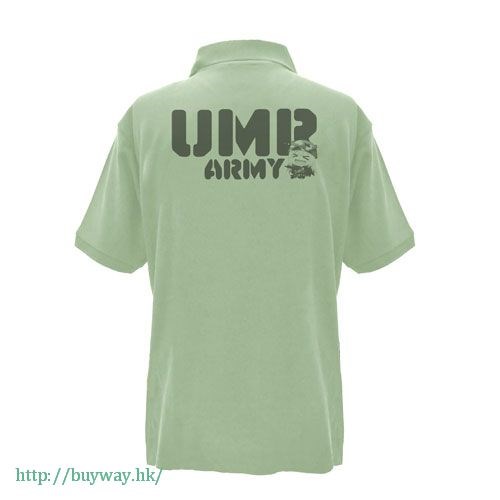 我家有個魚乾妹 : 日版 (中碼)「土間埋 (小埋)」UMR ARMY 灰綠 Polo Shirt