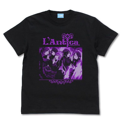 偶像大師 閃耀色彩 (細碼)「L'Antica」會員 283 Production 黑色 T-Shirt 283 Production L'Antica Member T-Shirt /BLACK-S【The Idolm@ster Shiny Colors】