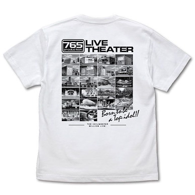 偶像大師 百萬人演唱會！ (細碼) 765PRO LIVE THEATER 白色 T-Shirt 765PRO LIVE THEATER T-Shirt /WHITE-S【The Idolm@ster Million Live!】