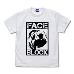 足球小將 (大碼) Season2 Jr Youth FACE BLOCK 白色 T-Shirt Season 2 Junior Youth Arc Face Block T-Shirt /WHITE-L【Captain Tsubasa】