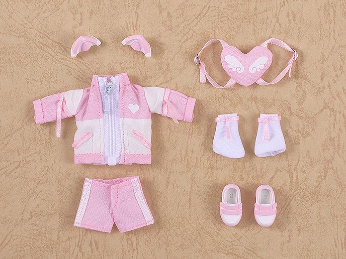 日版 黏土娃 服裝套組 次文化運動服 (Pink)