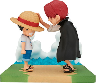 海賊王 「路飛 + 撒古斯」WCF LOG Stories 景品 World Collectable Figure LOG Stories -MONKEY.D.LUFFY & SHANKS-【One Piece】