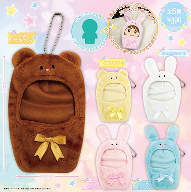 周邊配件 寶寶睡袋 扭蛋 兔子 & 熊 (30 個入) Rabbit & Bear Fuwafuwa Okurumi (30 Pieces)【Boutique Accessories】