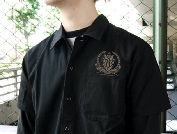 IS 無限斯特拉托斯 : 日版 (大碼) IS Gakuen Design Work 黑色恤衫