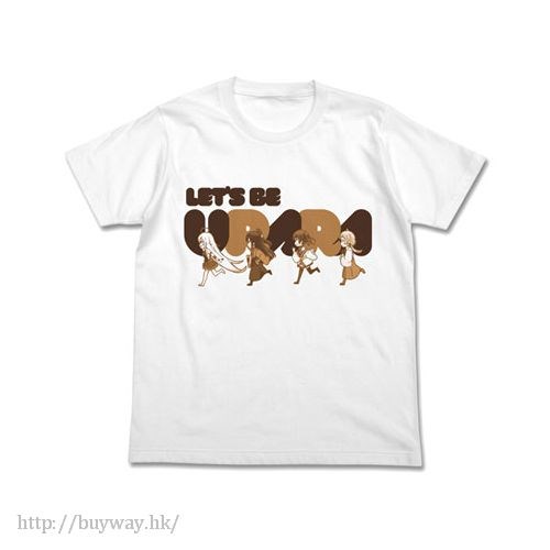 烏菈菈迷路帖 : 日版 (中碼)「Let's Be Urara」白色 T-Shirt