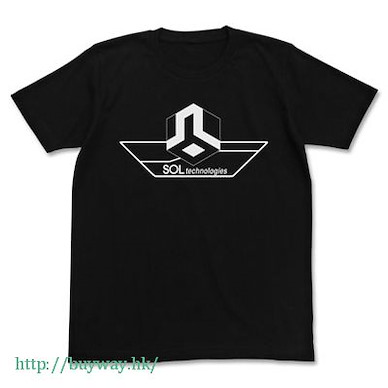 遊戲王 系列 (大碼)「SOLTechnology」黑色 T-Shirt SOLTechnology Logo T-Shirt / BLACK-L【Yu-Gi-Oh!】