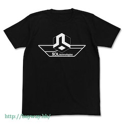 遊戲王 系列 : 日版 (細碼)「SOLTechnology」黑色 T-Shirt