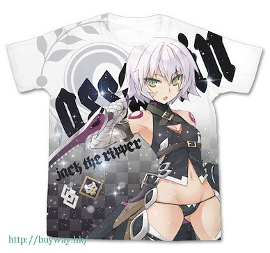 Fate系列 (細碼)「Assassin (開膛手傑克)」白色 全彩 T-Shirt Assassin/Jack the Ripper Full Graphic T-Shirt / WHITE-S【Fate Series】