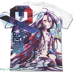 遊戲人生 (加大)「休比·多拉」白色 全彩 T-Shirt Shuvi Full Graphic T-Shirt / WHITE-XL【No Game No Life】