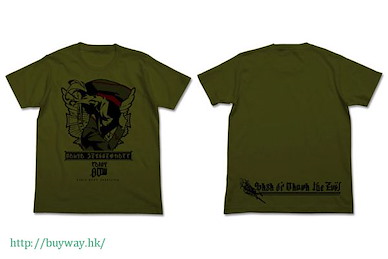 幼女戰記 (大碼)「譚雅·馮·提古雷查夫」墨綠色 T-Shirt Degurechaff Portrait T-Shirt / MOSS-L【Saga of Tanya the Evil】